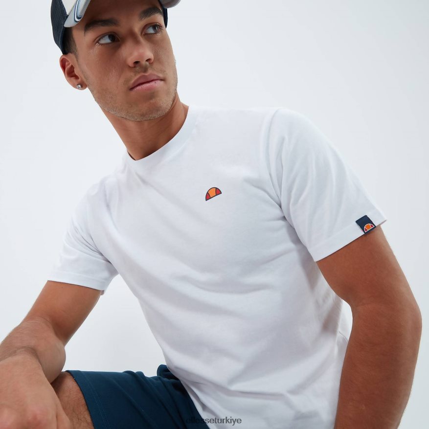 erkekler merhaba tişört JDV02R381 Giyim Ellesse beyaz