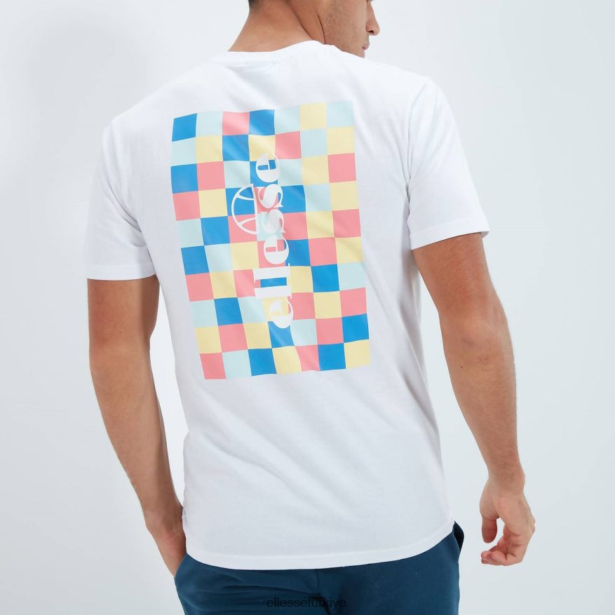 erkekler merhaba tişört JDV02R381 Giyim Ellesse beyaz