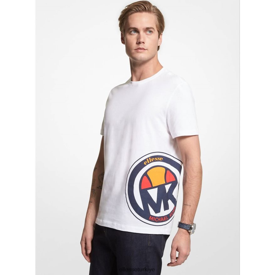 erkekler mk pamuklu tişört JDV02R392 Giyim Ellesse logo
