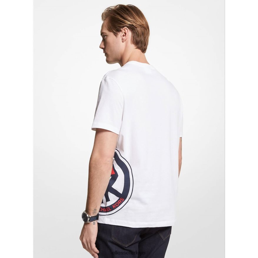 erkekler mk pamuklu tişört JDV02R392 Giyim Ellesse logo