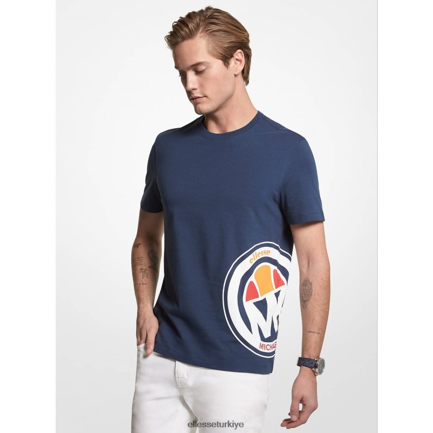 erkekler mk pamuklu tişört JDV02R403 Giyim Ellesse logo