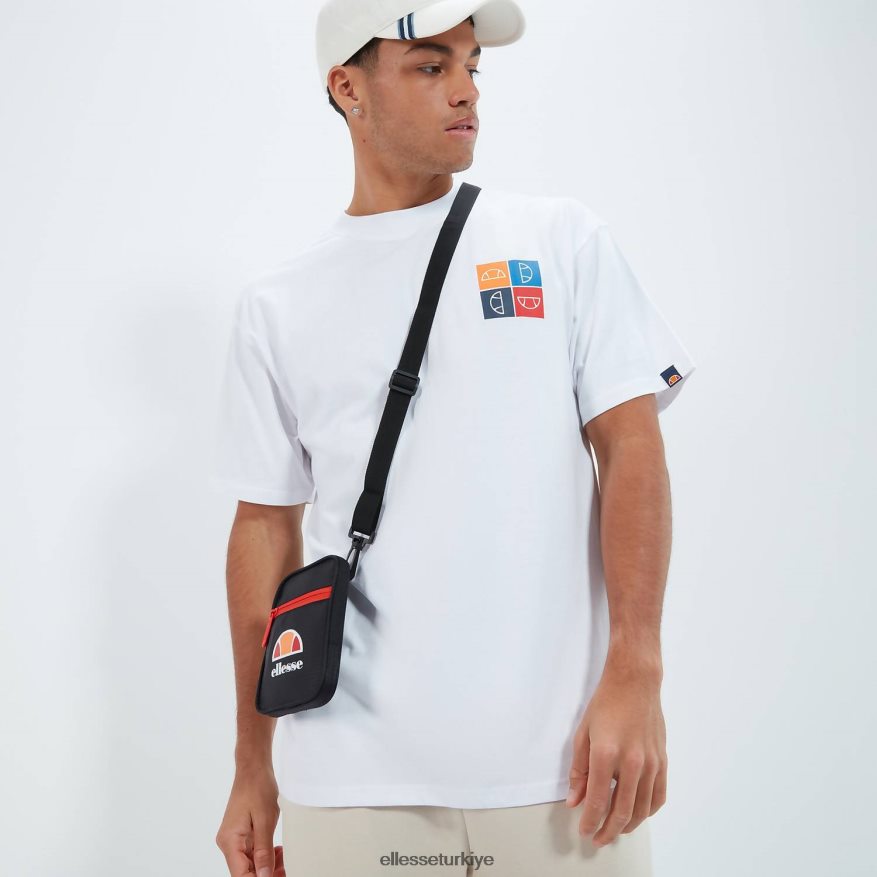 erkekler rolletto tişört JDV02R372 Giyim Ellesse beyaz