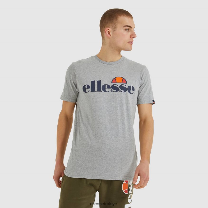 erkekler sl prado tişört JDV02R365 Giyim Ellesse gri marn