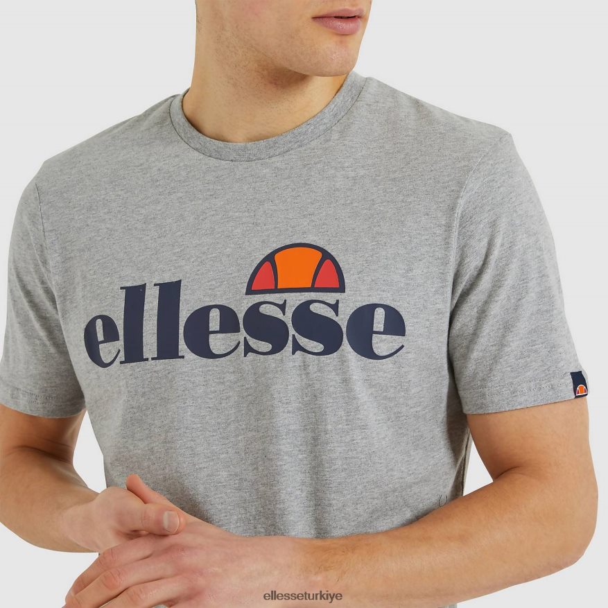 erkekler sl prado tişört JDV02R365 Giyim Ellesse gri marn