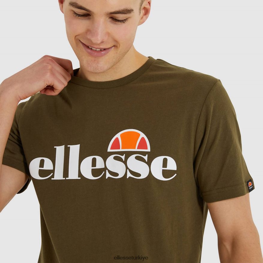 erkekler sl prado tişört JDV02R366 Giyim Ellesse haki