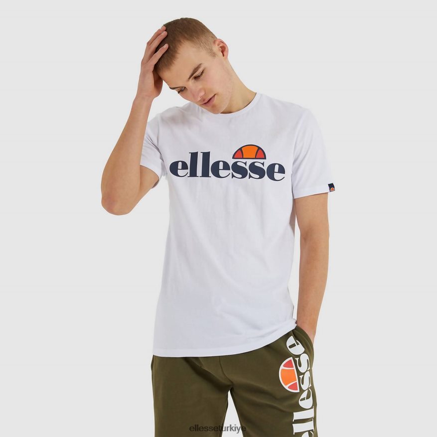 erkekler sl prado tişört JDV02R368 Giyim Ellesse beyaz