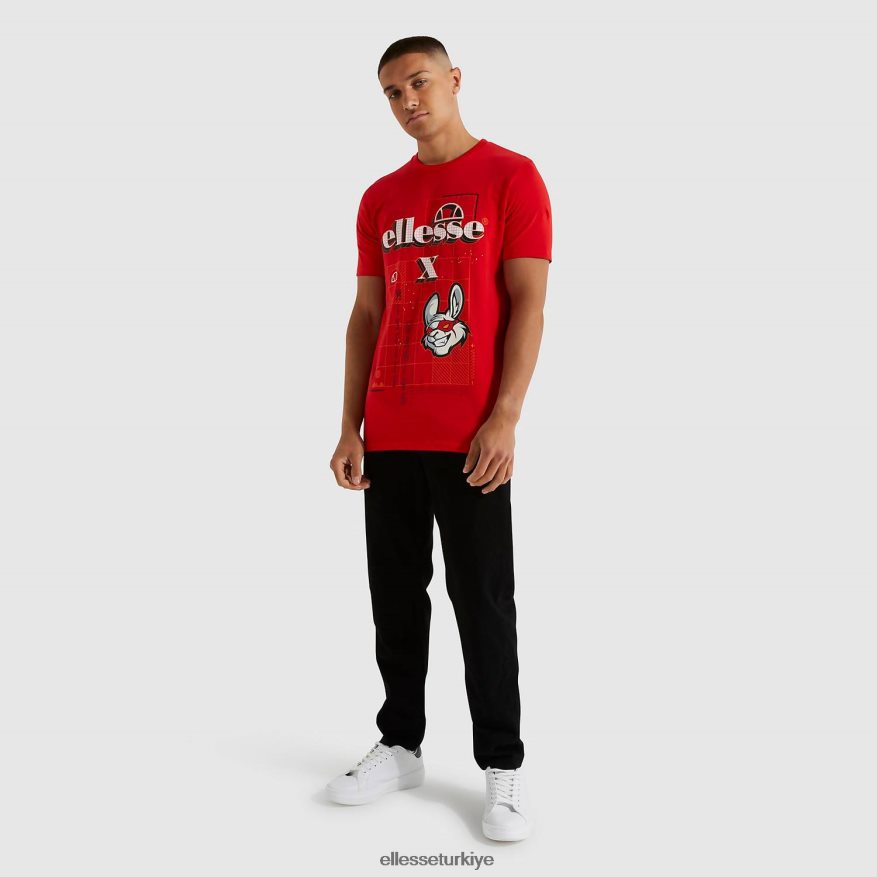 erkekler uygunsuz siber tişört JDV02R484 Giyim Ellesse kırmızı