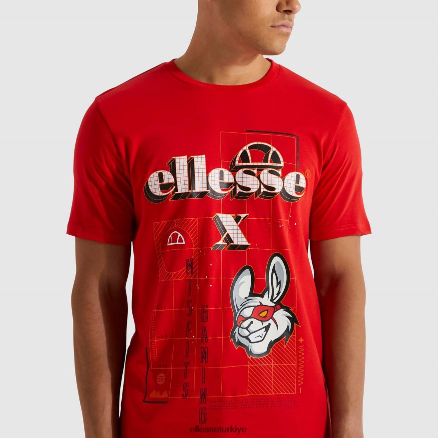 erkekler uygunsuz siber tişört JDV02R484 Giyim Ellesse kırmızı