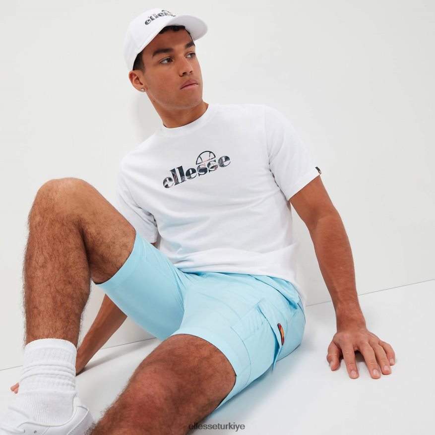 erkekler vana tişört JDV02R338 Giyim Ellesse beyaz