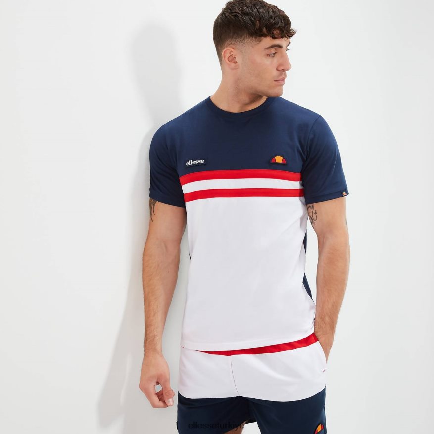erkekler venire tişört JDV02R401 Giyim Ellesse lacivert/kırmızı/beyaz