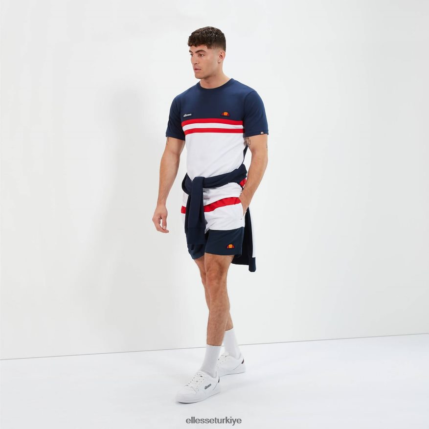erkekler venire tişört JDV02R401 Giyim Ellesse lacivert/kırmızı/beyaz