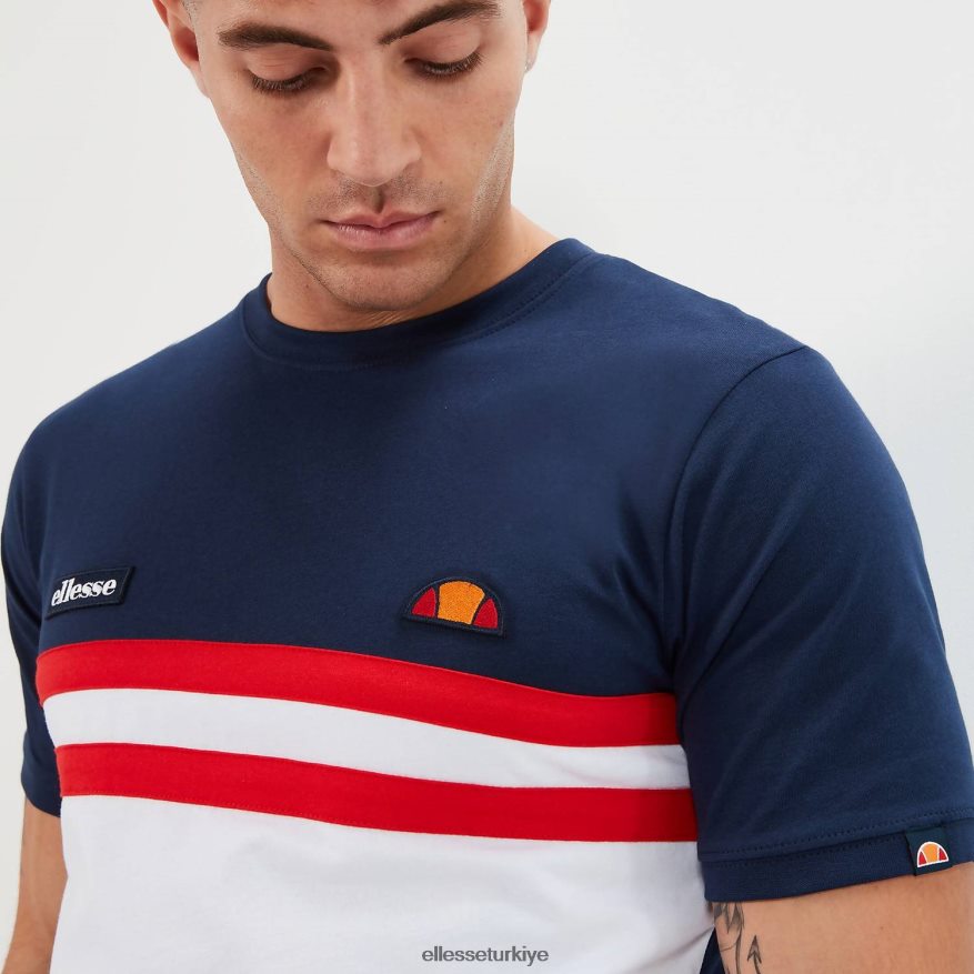 erkekler venire tişört JDV02R401 Giyim Ellesse lacivert/kırmızı/beyaz