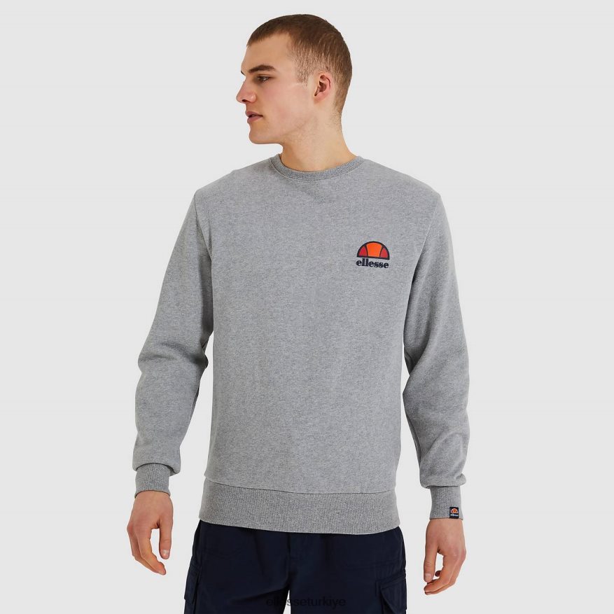 erkekler Diveria kazak JDV02R307 Giyim Ellesse gri marn
