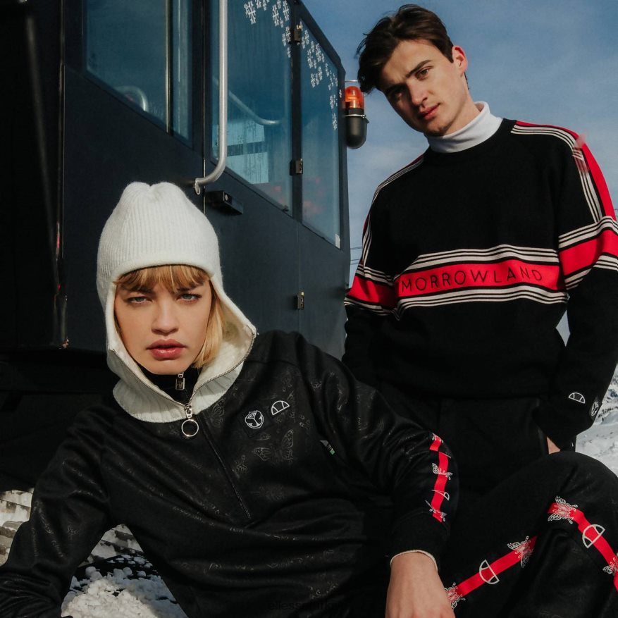 erkekler yarınland örgü kazak JDV02R301 Giyim Ellesse siyah