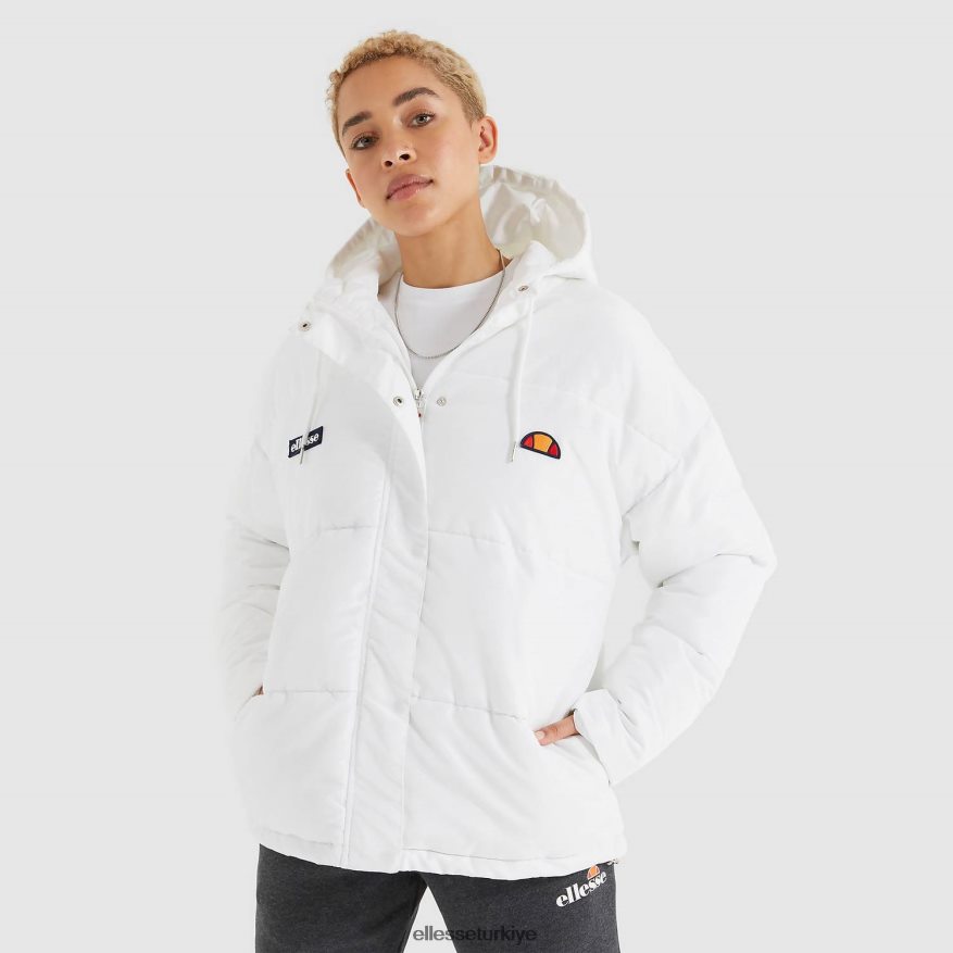 kadınlar pejo dolgulu ceket JDV02R2 Giyim Ellesse beyaz