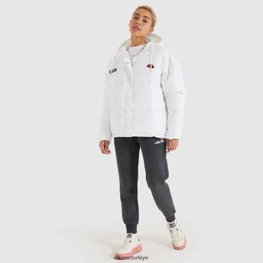 kadınlar pejo dolgulu ceket JDV02R2 Giyim Ellesse beyaz