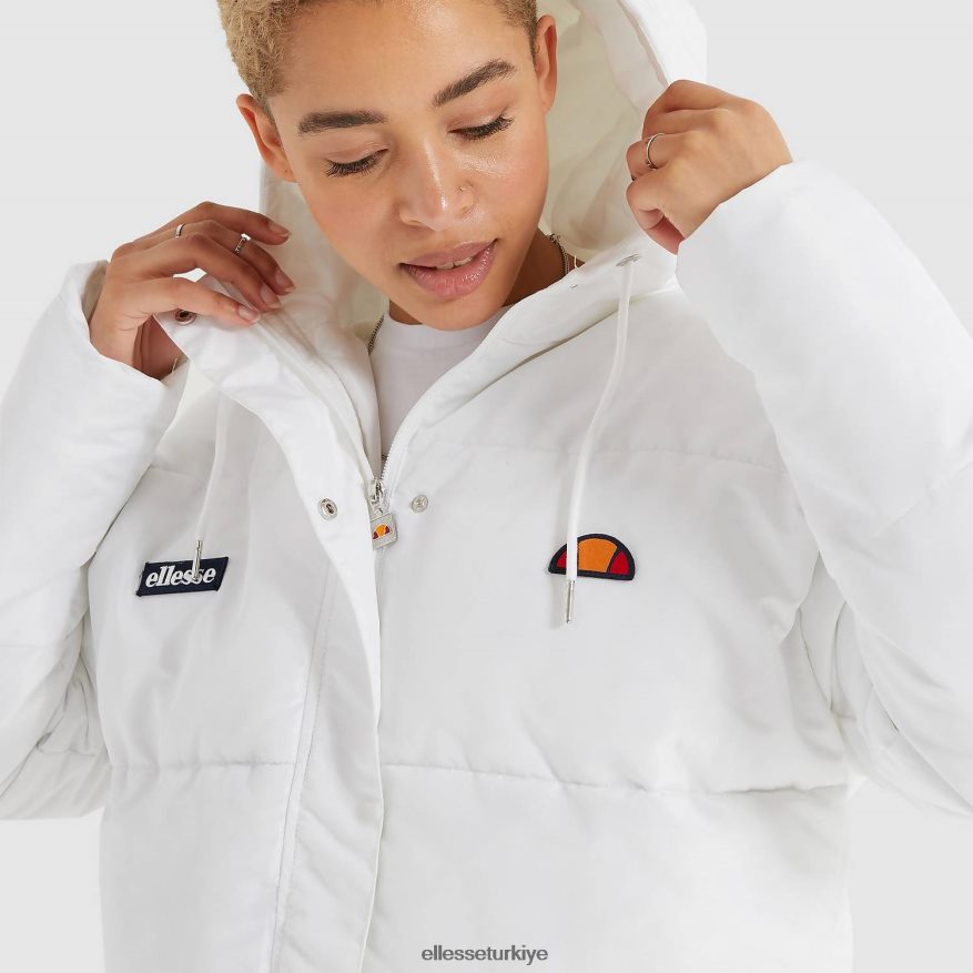 kadınlar pejo dolgulu ceket JDV02R2 Giyim Ellesse beyaz