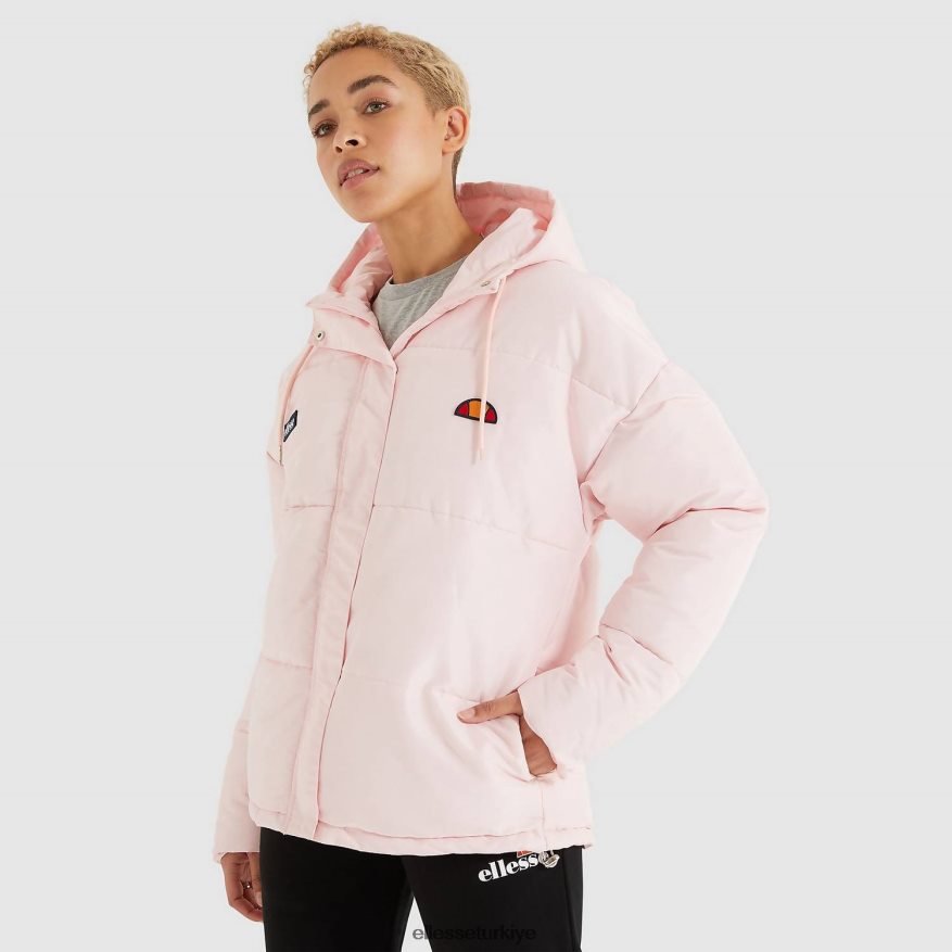 kadınlar pejo dolgulu ceket JDV02R7 Giyim Ellesse açık pembe
