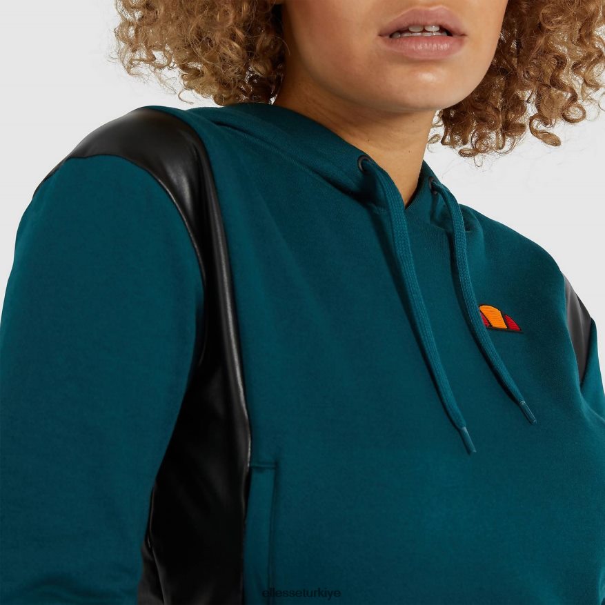 kadınlar fioci ekin kapüşonlu üst JDV02R178 Giyim Ellesse turkuaz