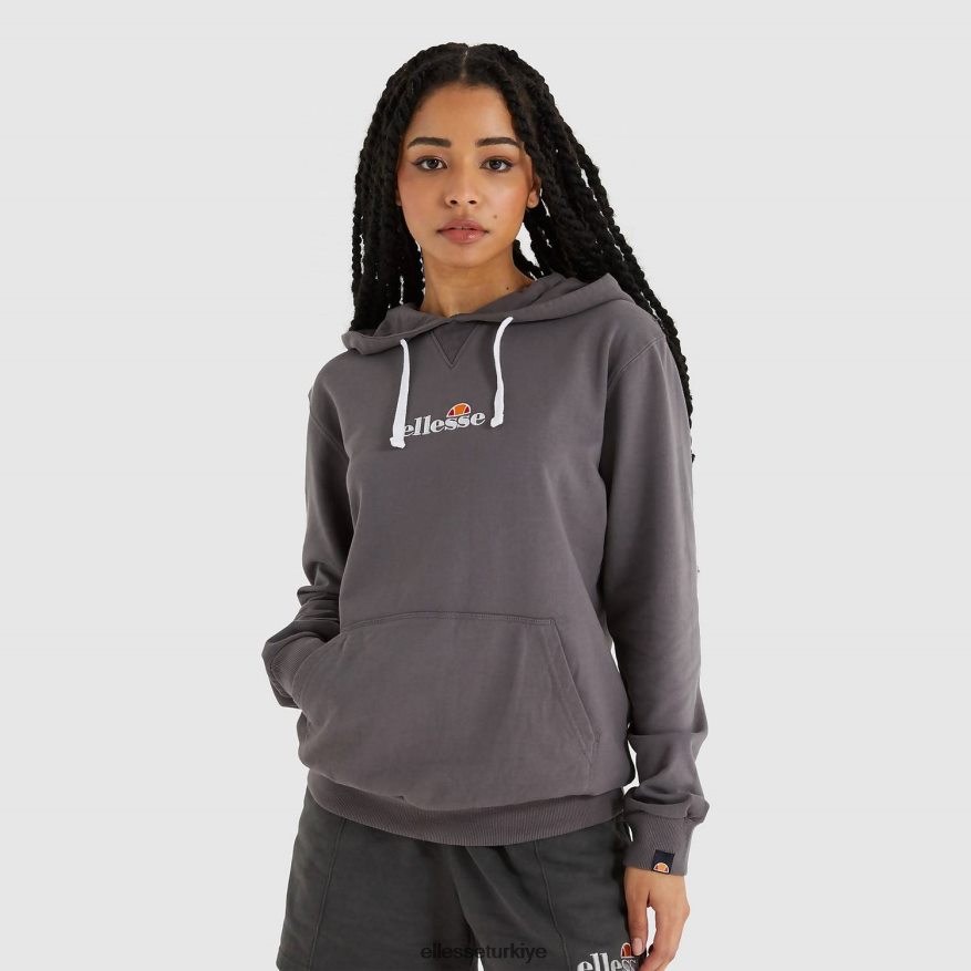 kadınlar içerik kapüşonlu JDV02R176 Giyim Ellesse koyu gri marn