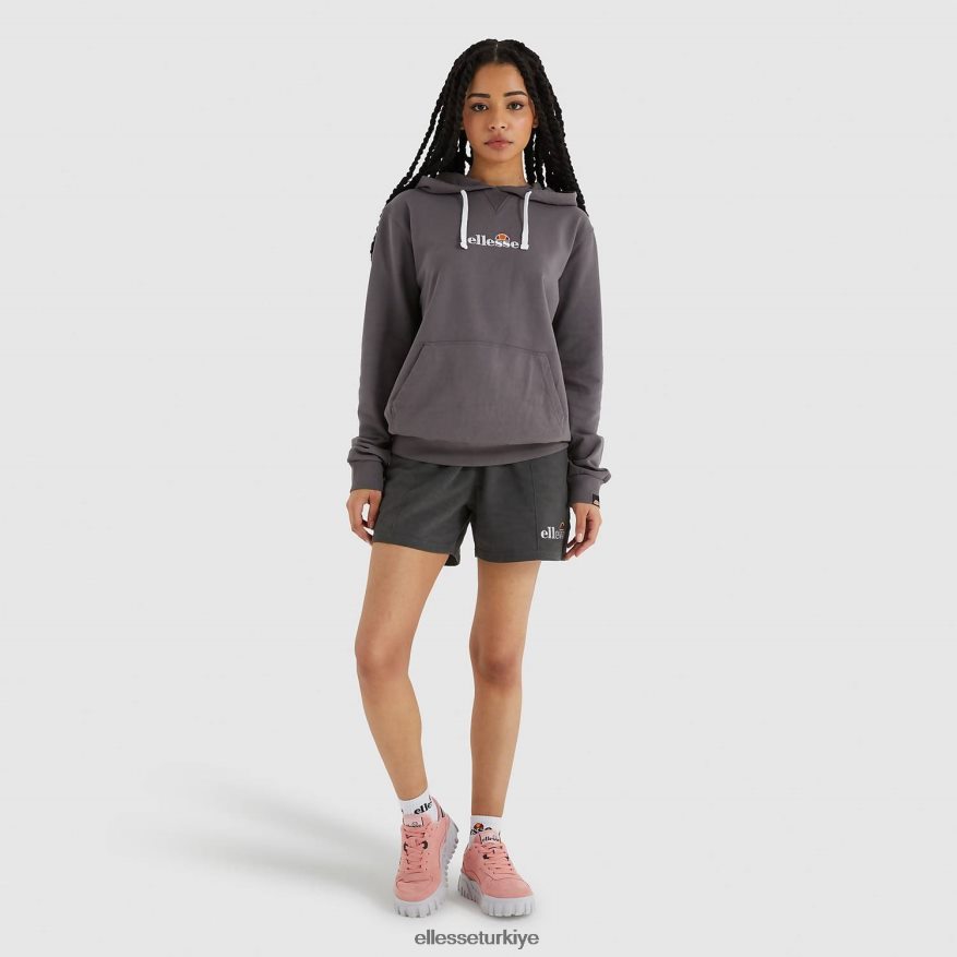 kadınlar içerik kapüşonlu JDV02R176 Giyim Ellesse koyu gri marn