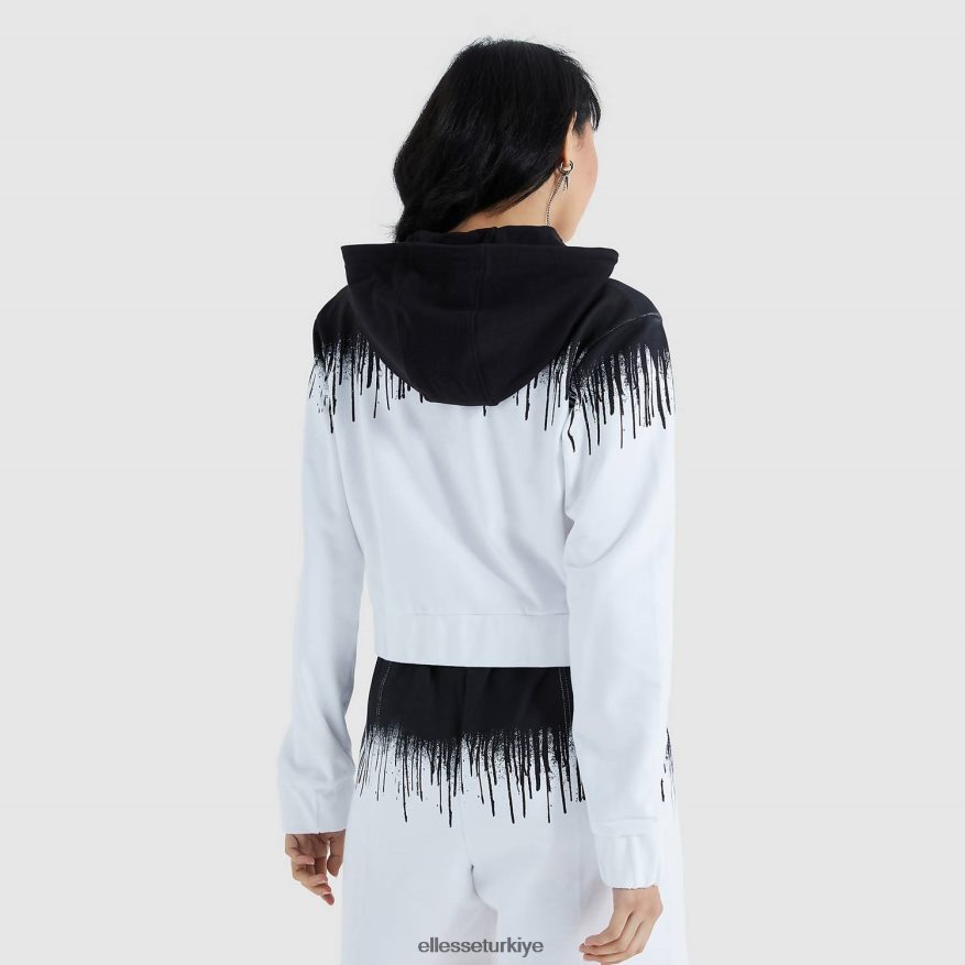 kadınlar raca kırpılmış kapüşonlu JDV02R177 Giyim Ellesse siyah