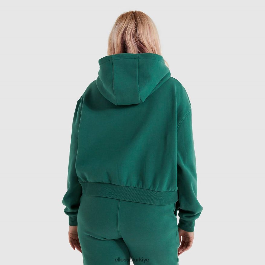 kadınlar ramo kırpılmış kapüşonlu JDV02R179 Giyim Ellesse koyu yeşil