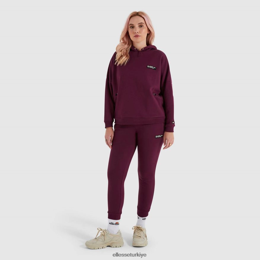 kadınlar semprevisa kapüşonlu JDV02R175 Giyim Ellesse koyu mor