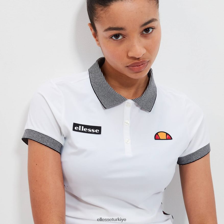 kadınlar berien polo JDV02R83 Giyim Ellesse beyaz