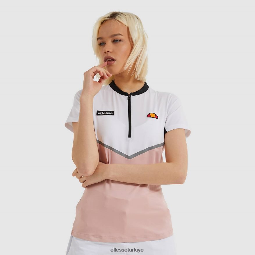 kadınlar dorali polo gömlek JDV02R245 Giyim Ellesse pembe