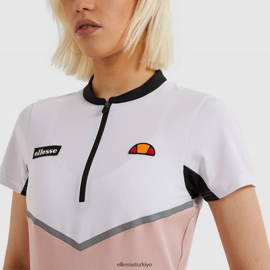 kadınlar dorali polo gömlek JDV02R245 Giyim Ellesse pembe