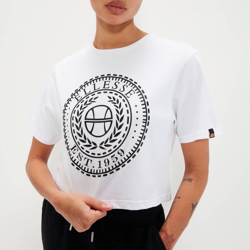 kadınlar carala mahsul tişörtü JDV02R94 Giyim Ellesse beyaz