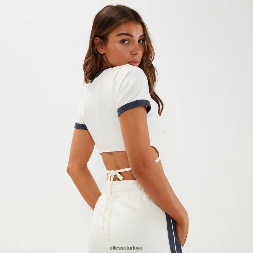 kadınlar chee kırpılmış tişört JDV02R54 Giyim Ellesse Beyaz kapalı