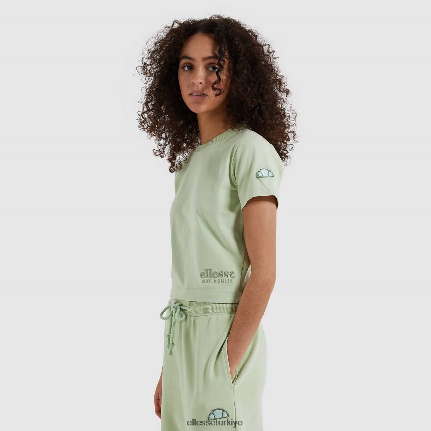 kadınlar damlalıklı kırpılmış tişört JDV02R545 Giyim Ellesse açık yeşil