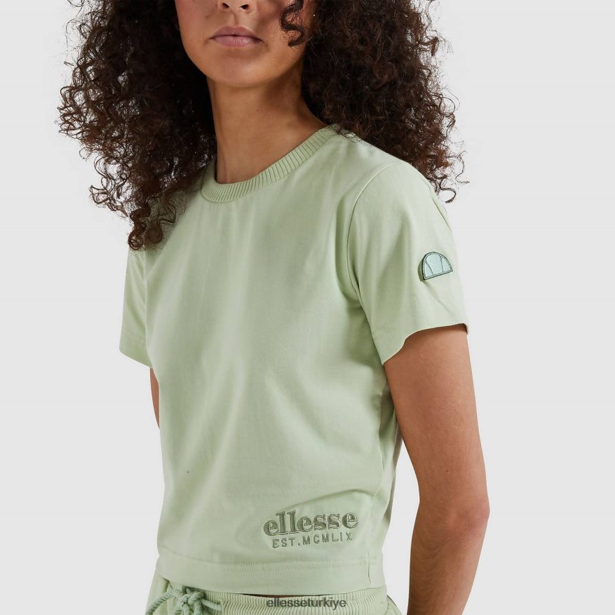 kadınlar damlalıklı kırpılmış tişört JDV02R545 Giyim Ellesse açık yeşil