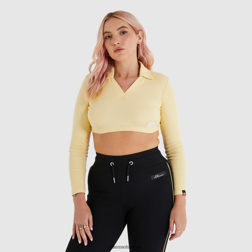 kadınlar harrie kısa tişört JDV02R198 Giyim Ellesse açık sarı