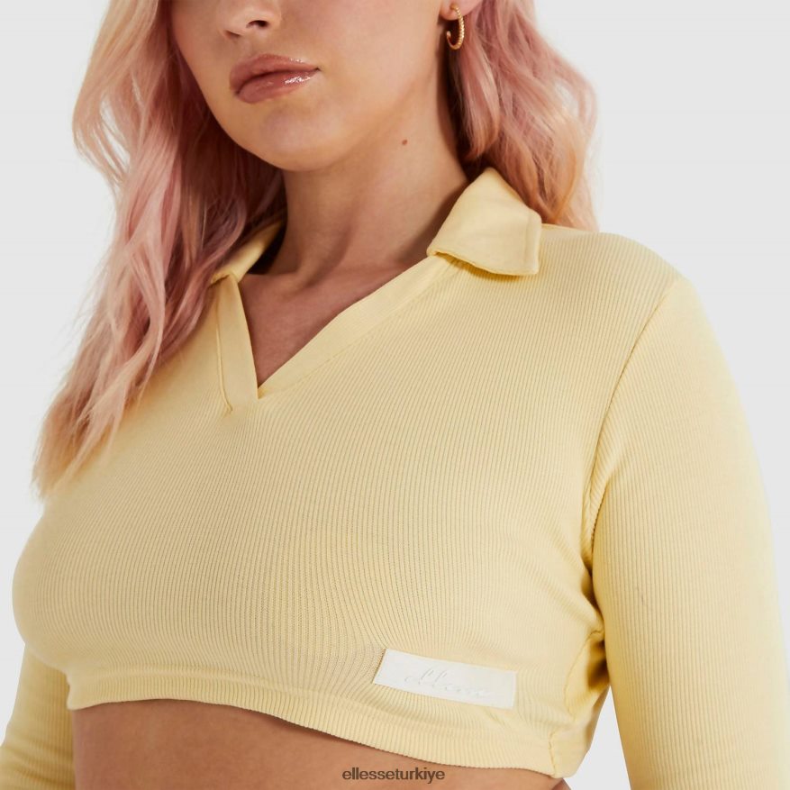 kadınlar harrie kısa tişört JDV02R198 Giyim Ellesse açık sarı