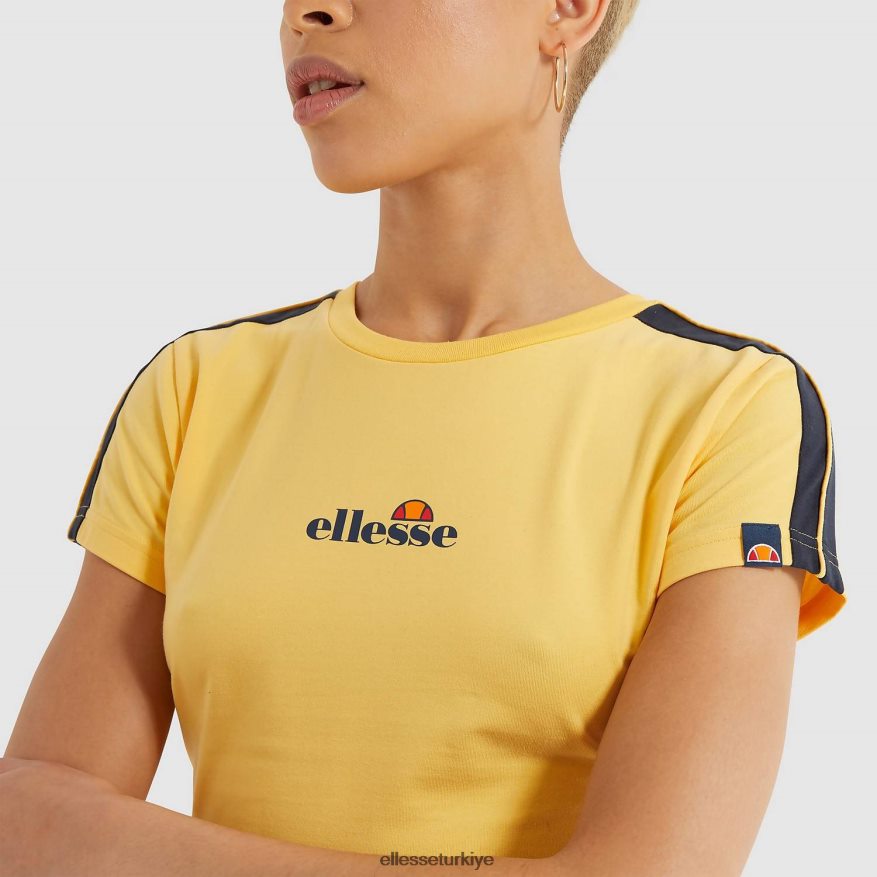 kadınlar latus kısa tişört JDV02R208 Giyim Ellesse sarı