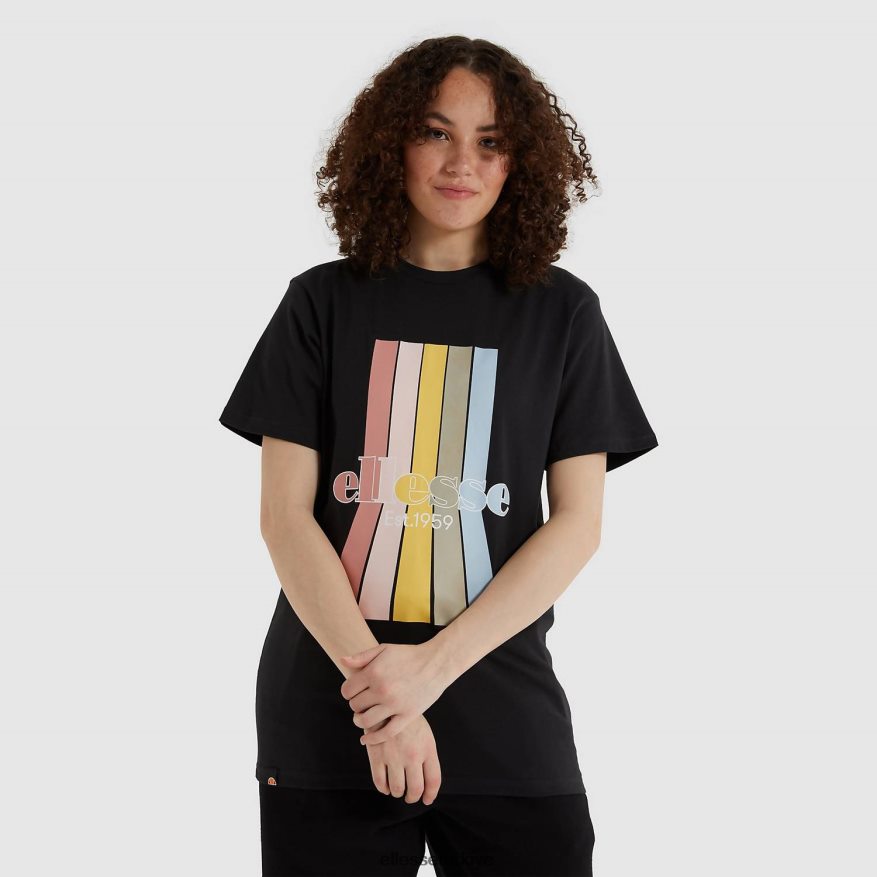 kadınlar lavanta tişört yıkanmış JDV02R218 Giyim Ellesse siyah