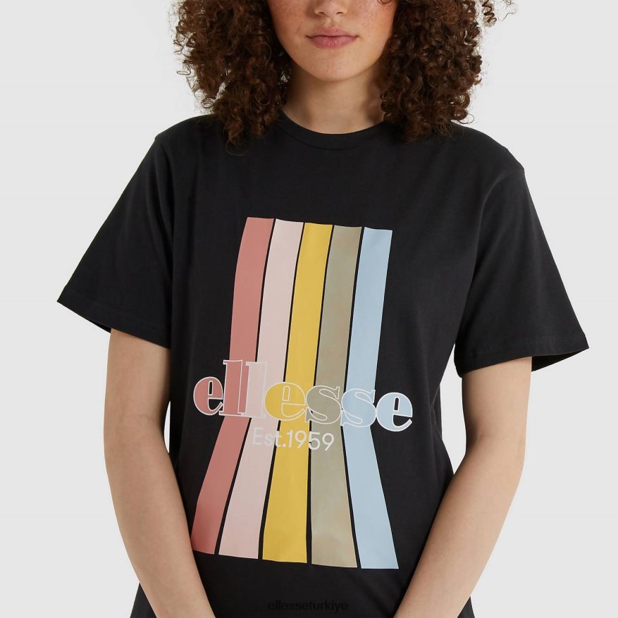 kadınlar lavanta tişört yıkanmış JDV02R218 Giyim Ellesse siyah
