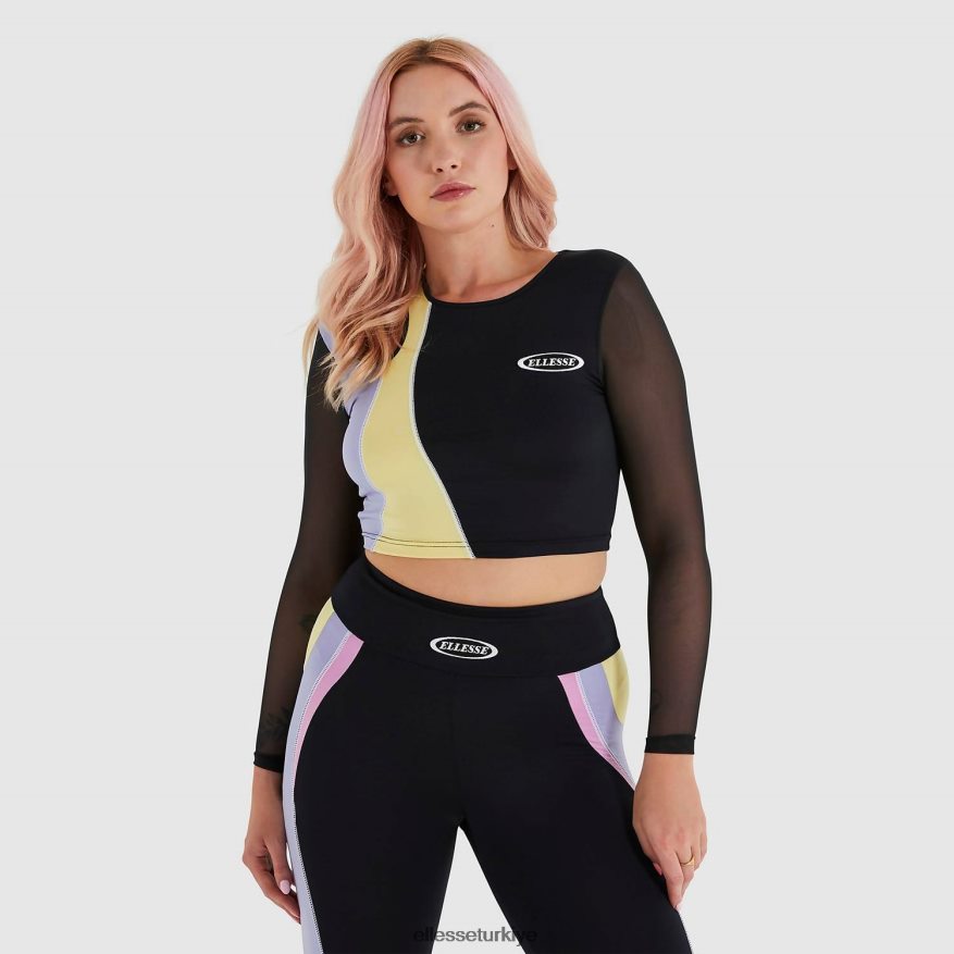 kadınlar leontina kısa tişört JDV02R223 Giyim Ellesse siyah