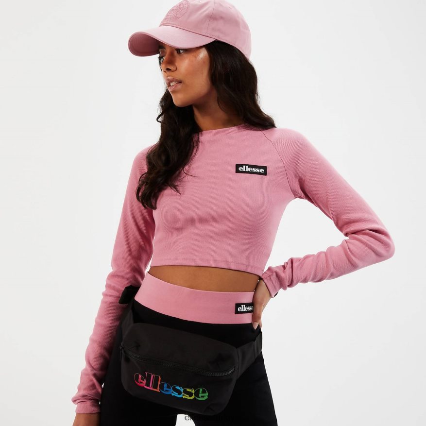 kadınlar linny uzun kollu mahsul tişört JDV02R91 Giyim Ellesse pembe