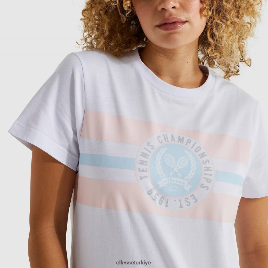 kadınlar maglie tişört JDV02R236 Giyim Ellesse beyaz