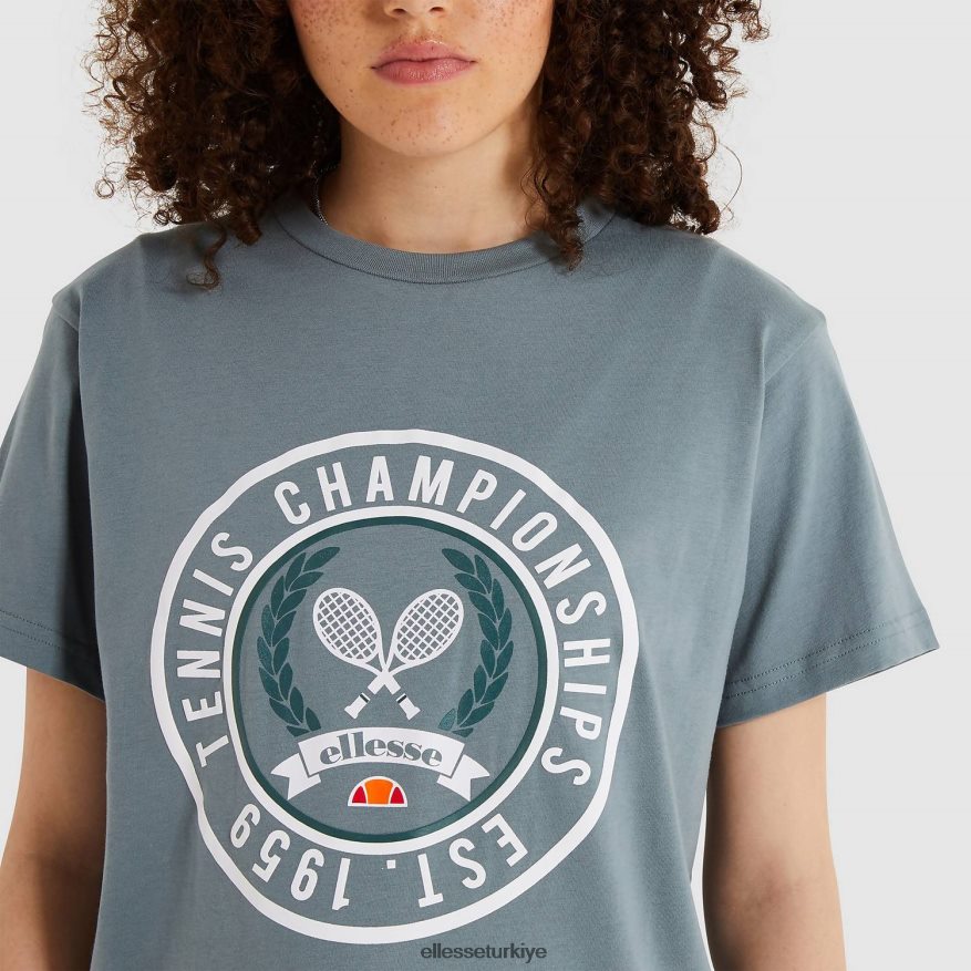 kadınlar strass tişört JDV02R237 Giyim Ellesse yeşil