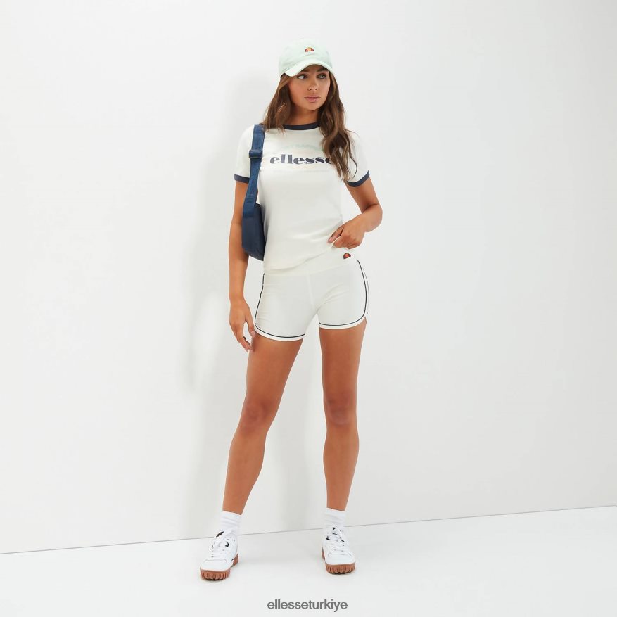 kadınlar telani tişört JDV02R50 Giyim Ellesse Beyaz kapalı