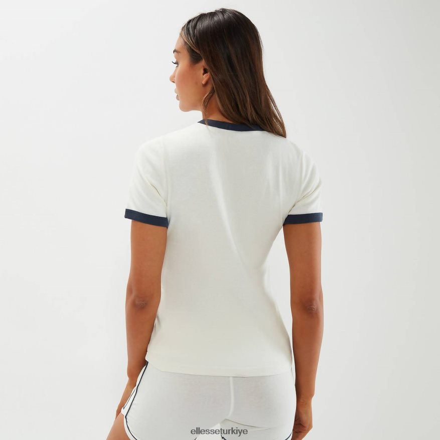 kadınlar telani tişört JDV02R50 Giyim Ellesse Beyaz kapalı