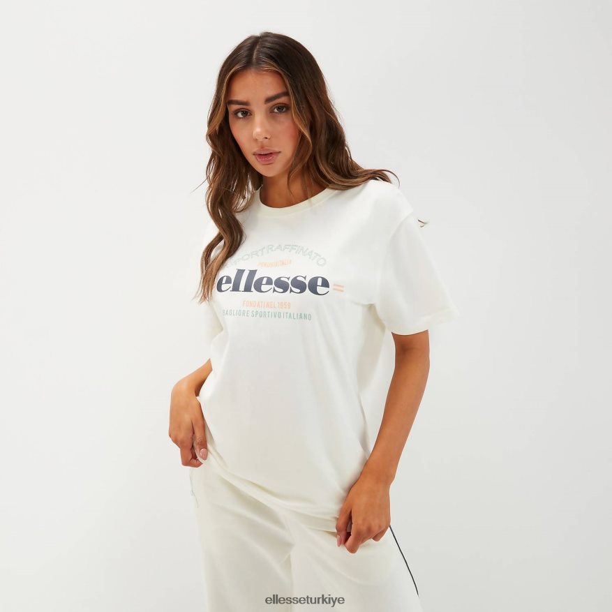 kadınlar tovo büyük beden tişört JDV02R58 Giyim Ellesse Beyaz kapalı