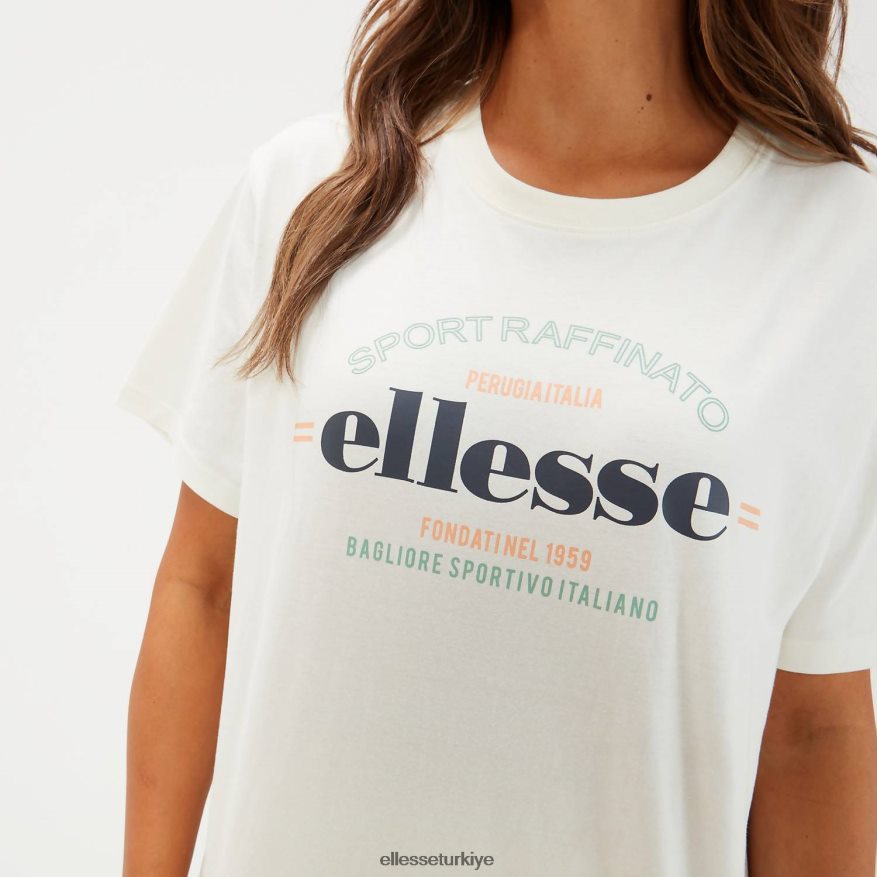 kadınlar tovo büyük beden tişört JDV02R58 Giyim Ellesse Beyaz kapalı