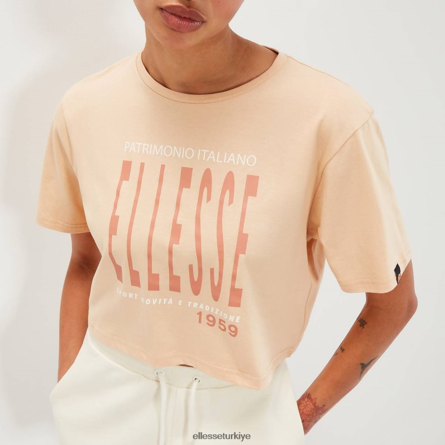 kadınlar volia mahsul tişört JDV02R88 Giyim Ellesse açık kahverengi