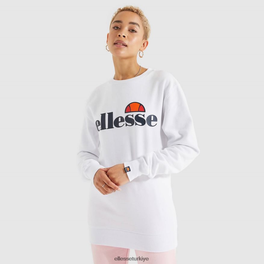kadınlar agata kazak JDV02R31 Giyim Ellesse beyaz